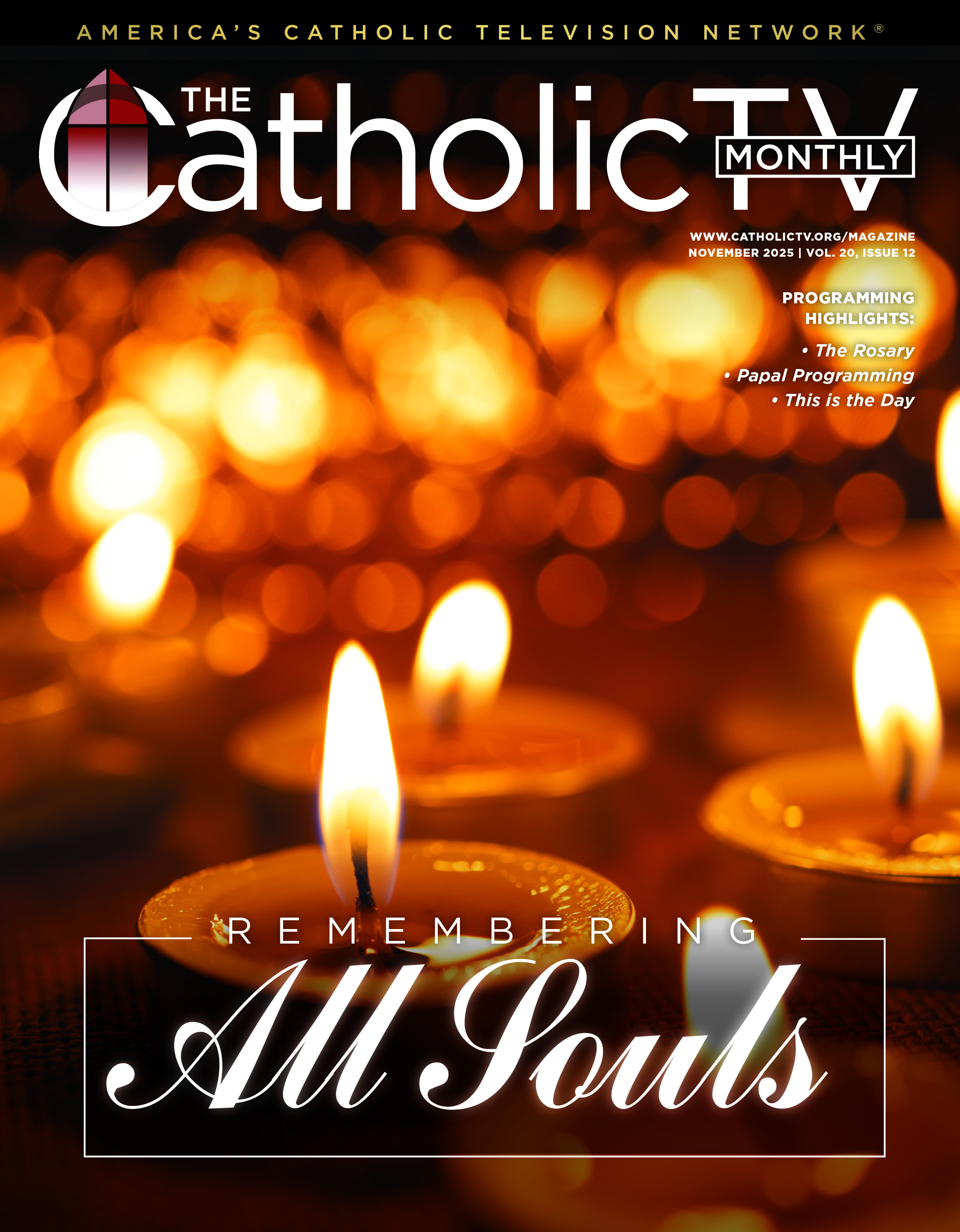 Candles lit for all souls